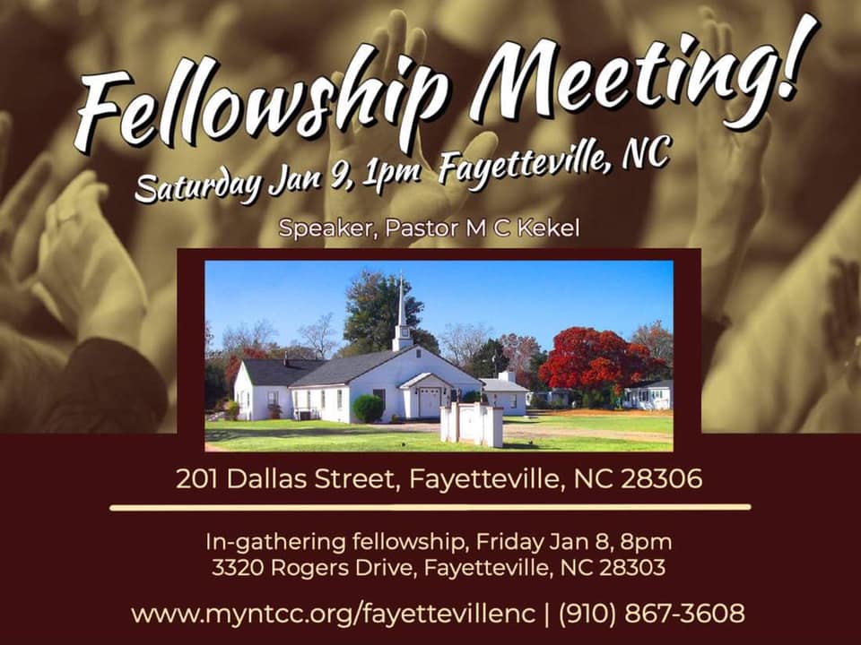 Fellowship Meeting January 8, 2021