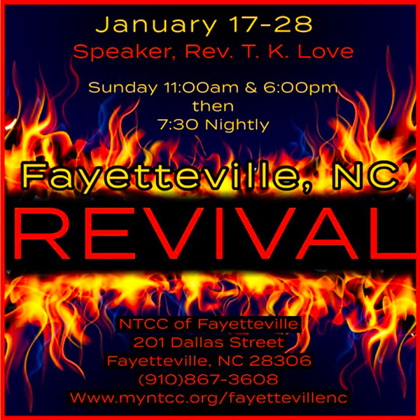 Come, be part of our Revival! Get revived in God!