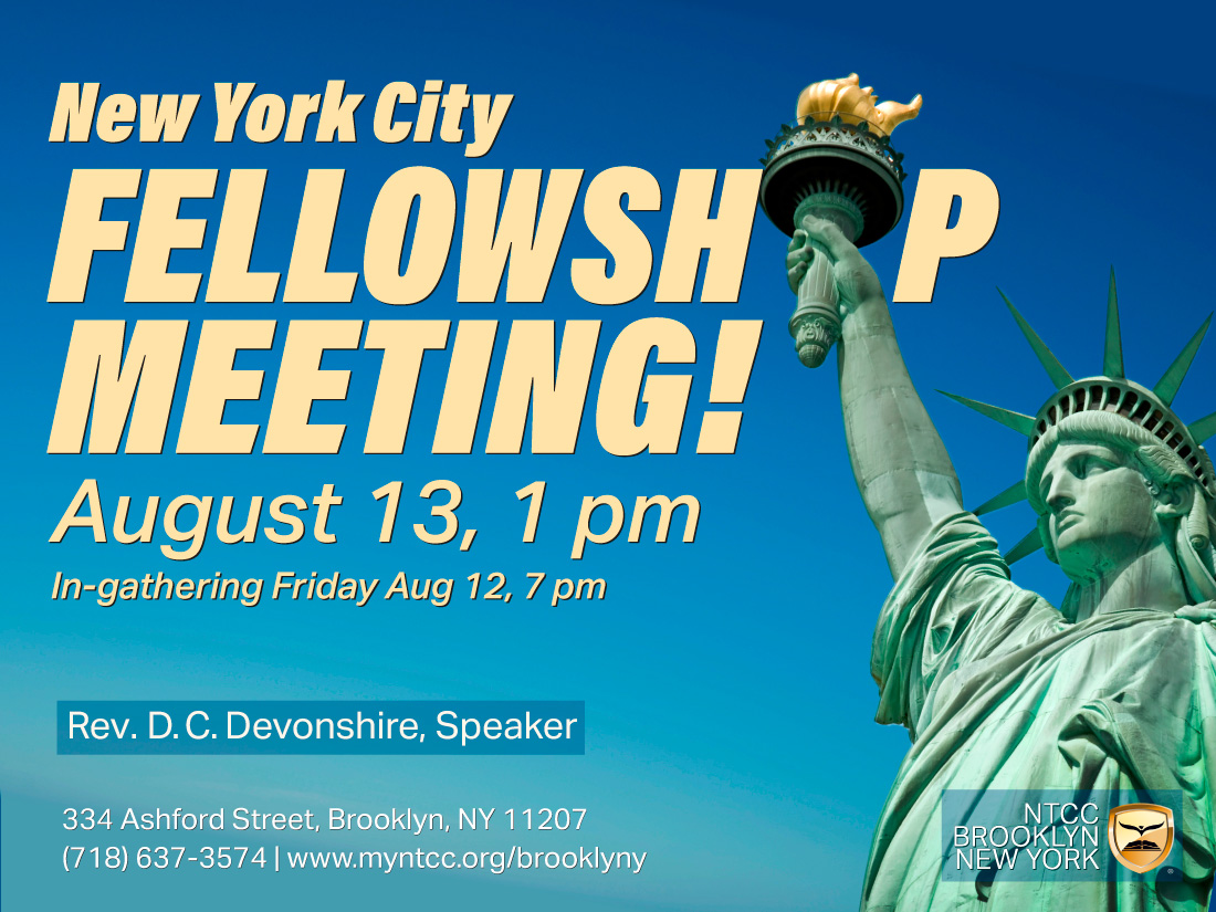 NTCCA - Fellowship Meeting - Brooklyn Ny - Rev Devonshire