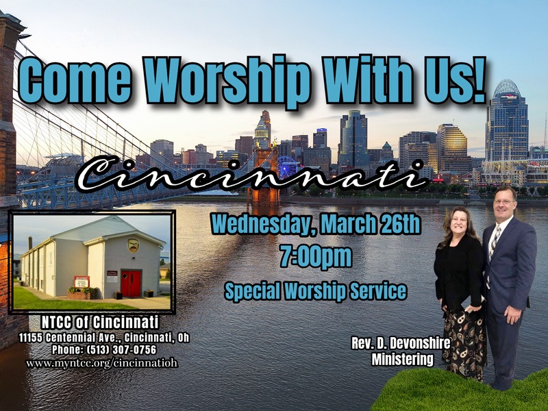 NTCC Cincinnati OH Special Service D Devonshire Ministering