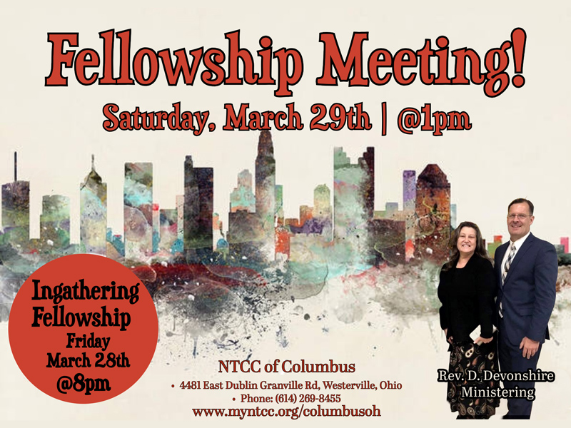 NTCC Columbus OH Fellowship Meeting D Devonshire Ministering