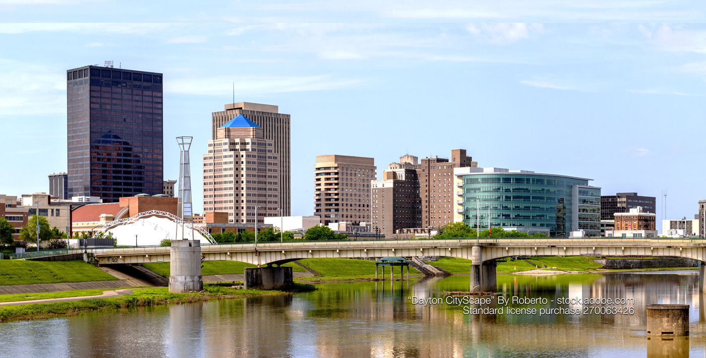 NTCC Dayton - Dayton OH skyline - Standard license purchase Adobe Stock 270063426