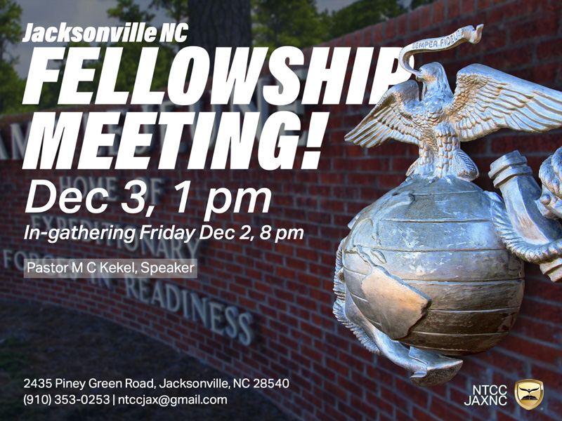 NTCC Jax NC Fellowship Meeting - MCK