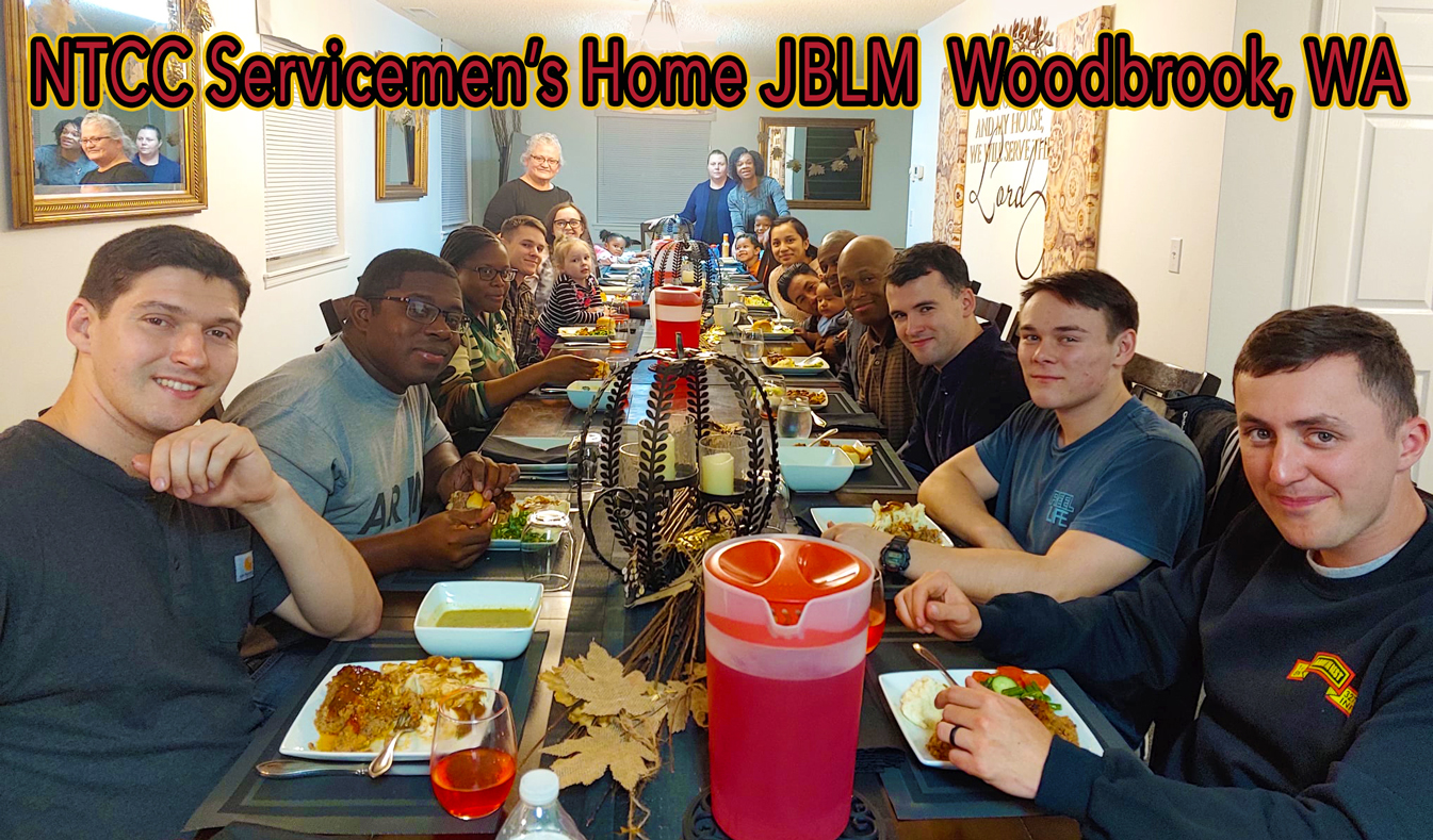 JBLM dinner @ the Servicemen's Home in Woodbrook, WA