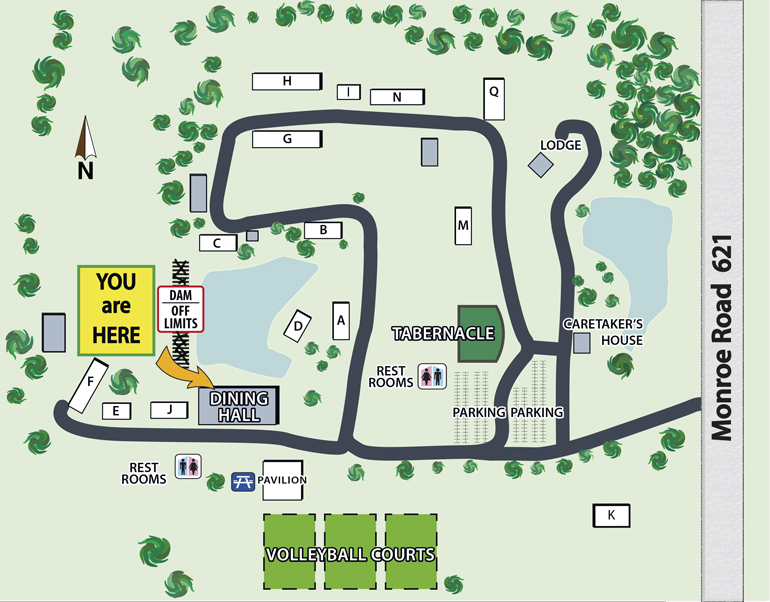 National Campground map