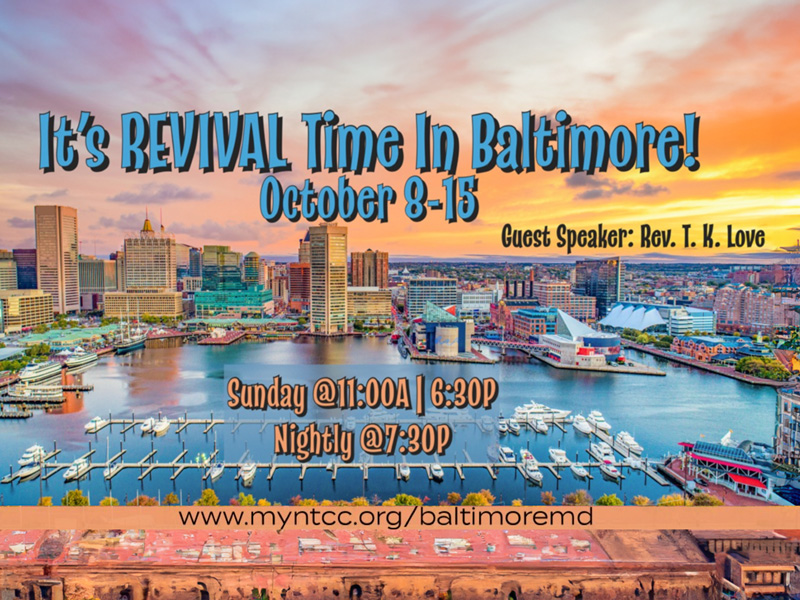 NTCC Baltimore MD Revival - TKL