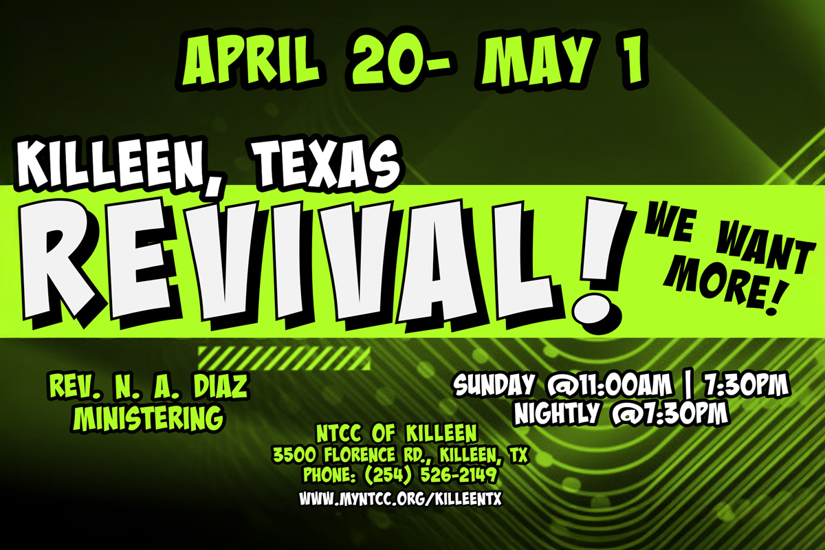 NTCC Killeen Tx Revival
